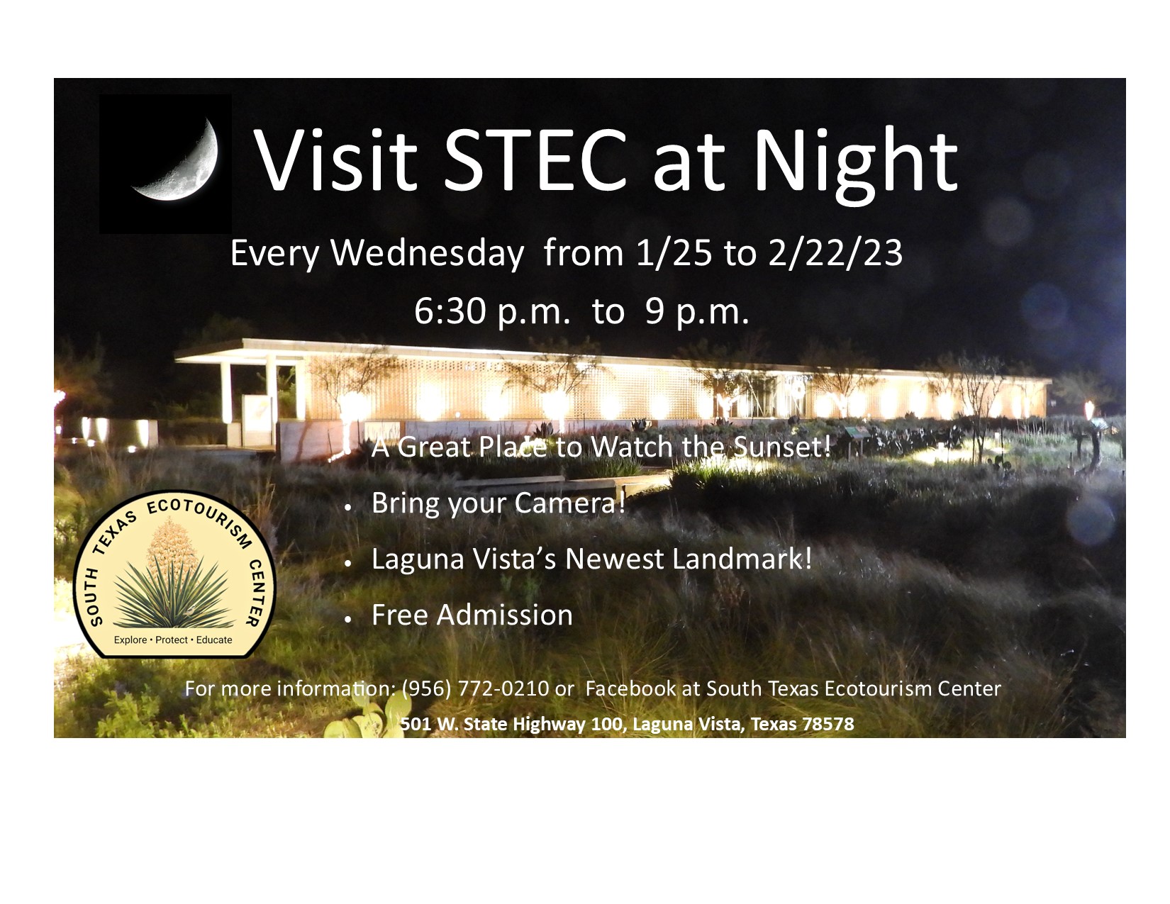 South Texas Ecotourism Center - at Night